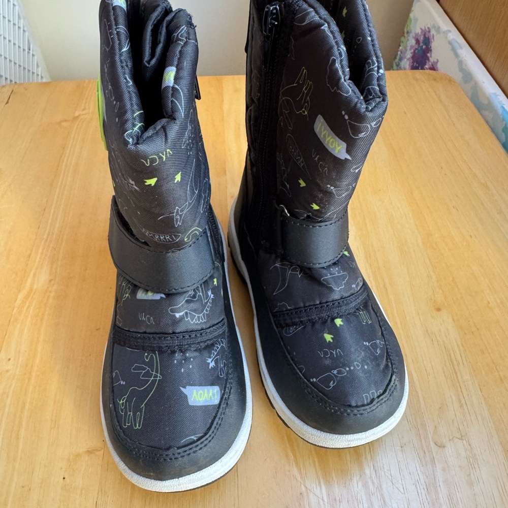 Toddler Black Winter Boots